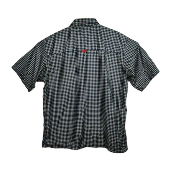 Ecko Button-Up Shirt Men's XL Blue/Yellow Plaid Short Sleeves Collared - Picture 2 of 10